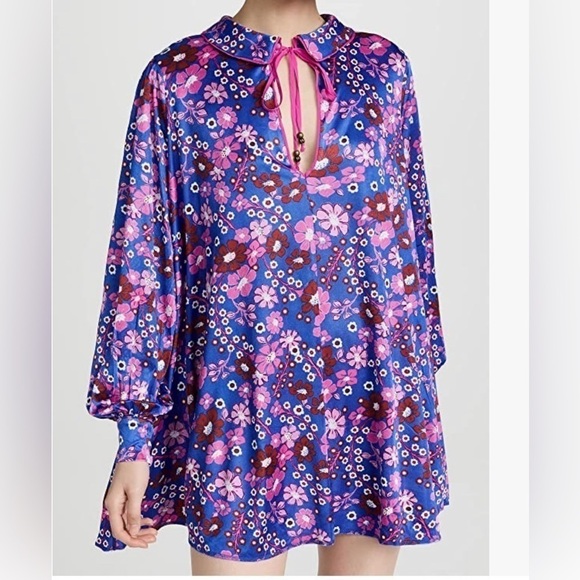 Free People Daisy Jane Floral Shift Dress - Picture 2 of 7